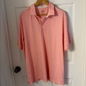 Puma Mattr Palms Peach Smoothie/White Glow Shirt Men size XL